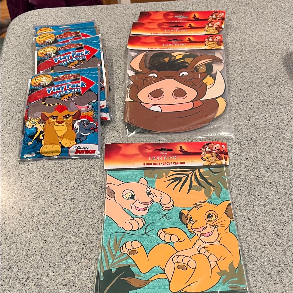 Lion Guard/King birthday set